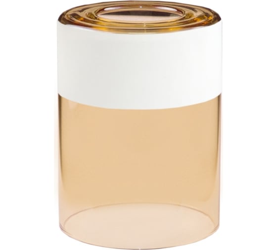 Изображение товара Плафон ЭЛЕТЕХ Цилиндр янтарь Полоса белая 1070908398