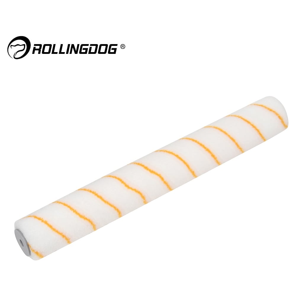 Изображение товара Малярный валик ROLLINGDOG большой Standard 450 мм, полиэстер, ворс 12 мм, диаметр 38 мм, 2 пластиковые заглушки в комплекте 00421