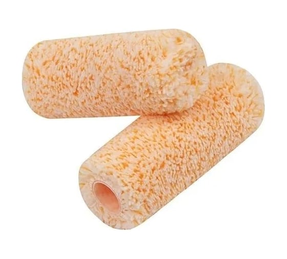 Изображение товара Малярный мини-валик ROLLINGDOG Super-Micro Jumbo из микрофибры, 100 мм, ворс 9.5 мм, диаметр крепления 18 мм, 2 шт. 00368