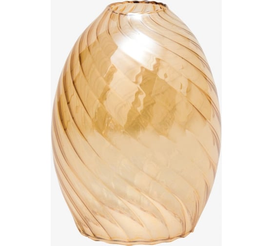 Изображение товара Плафон ЭЛЕТЕХ Эллипсоид рифленый косой янтарь 1070908264