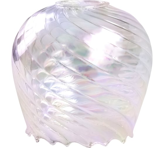 Изображение товара Плафон ЭЛЕТЕХ «Ладера» рифленый косой перламутровый 1070908310