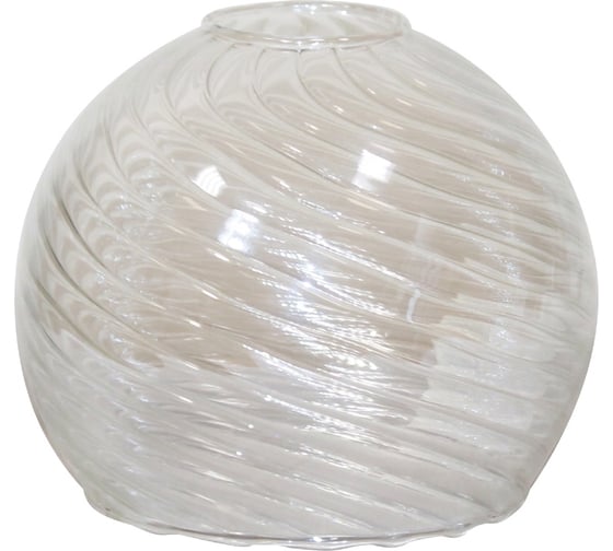 Изображение товара Плафон ЭЛЕТЕХ «Полусфера» рифленый косой перламутровый 1070908334