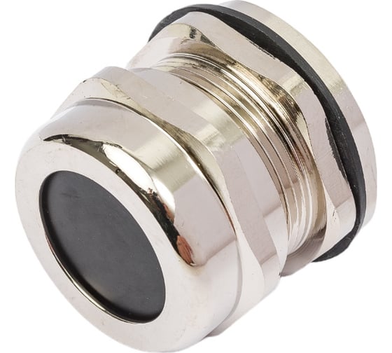 Изображение товара Кабельный ввод ГОФРОМАТИК М30, латунный, УТ1.5, IP66/IP67/IP68 аналог У263, диаметр кабеля 14-22мм 30 шт zeta30114