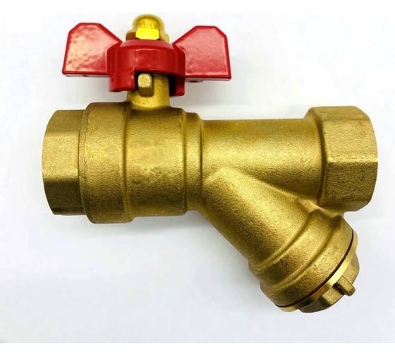 Изображение товара Кран фильтр PROFLINE 3/4 ВВ бабочка латунь УТ-00044903