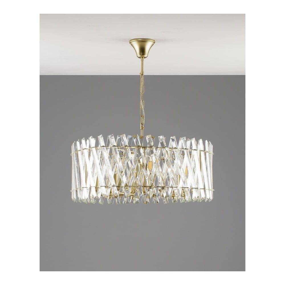 Изображение товара Люстра подвесная Moderli Esme золотой 8 ламп классика IP20