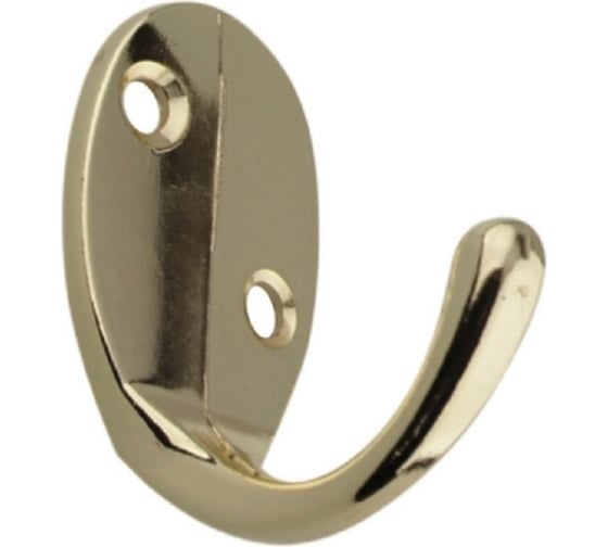 Изображение товара Крючок мебельный Trodos ZY-205 1-рожковый, сплав ЦАМ, золото 302053