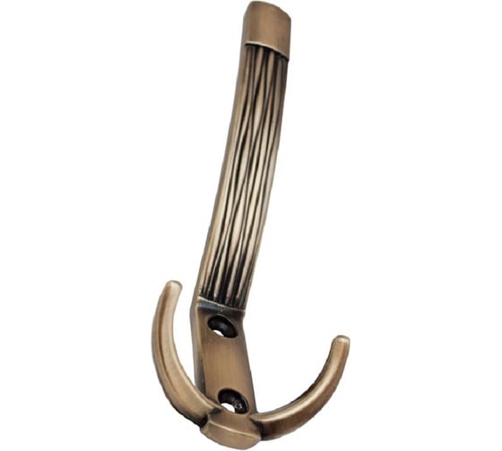 Изображение товара Крючок мебельный Trodos ZY-213А 3-рожковый, сплав ЦАМ, бронза 302111
