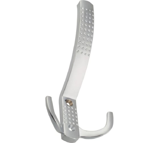 Изображение товара Крючок мебельный Trodos ZY-212А 3-рожковый, сплав ЦАМ, хром матовый 302105