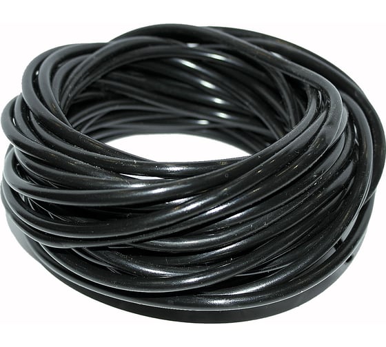 Изображение товара Трубка соединительная для капельного полива через капельницы TUBOFLEX колышки 3x5 бухты (20 метров), (черный) 4657780382343