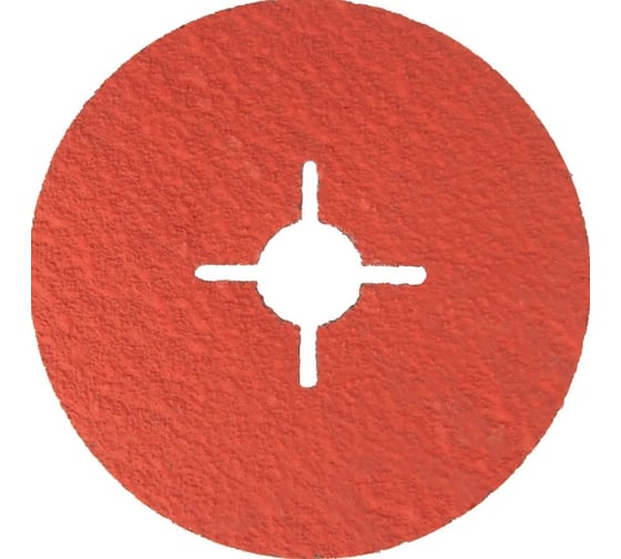 Изображение товара Круг фибровый 125 мм, керамическое зерно (CR), зернистость 120, 2 шт/упак AbraTechnic ABR012512