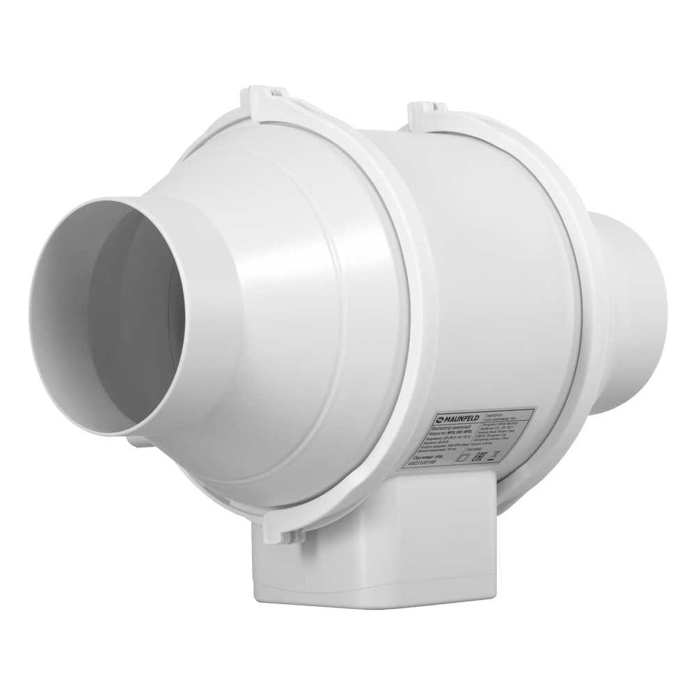 Изображение товара Канальный вентилятор MAUNFELD MFDL10W 220 м³/ч IPX2 ABS пластик белый