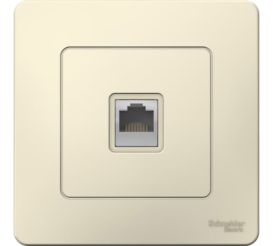 Изображение товара Компьютерная розетка Systeme Electric BLANCA RJ45, категория 5E, МОЛОЧНЫЙ BLNIS045002