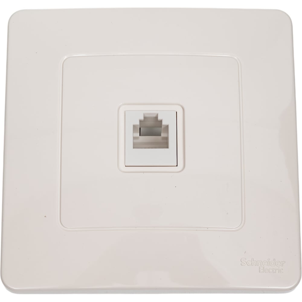 Изображение товара Телефонная розетка Systeme Electric BLANCA RJ11 молочная