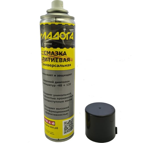 Изображение товара Смазка литиевая универсальная аэрозоль-спрей ЛАДОГА (400мл) LTJ_SLU_0.4