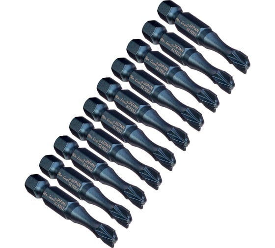 Изображение товара Биты для Автоматических выключателей PZ2/SL2, 50 мм, сталь S2, 10 шт Mr.Logo C050PZFL2-10