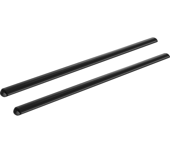 Изображение товара Алюминиевая чёрная дуга ATLANT аэродинамический профиль, усиленная, L = 1100, комплект 2 шт 11002