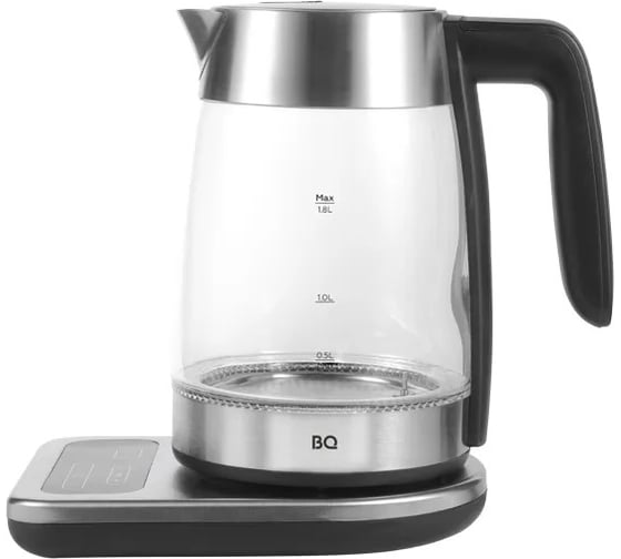 Изображение товара Чайник BQ KT1736G черный-стальной 86190523