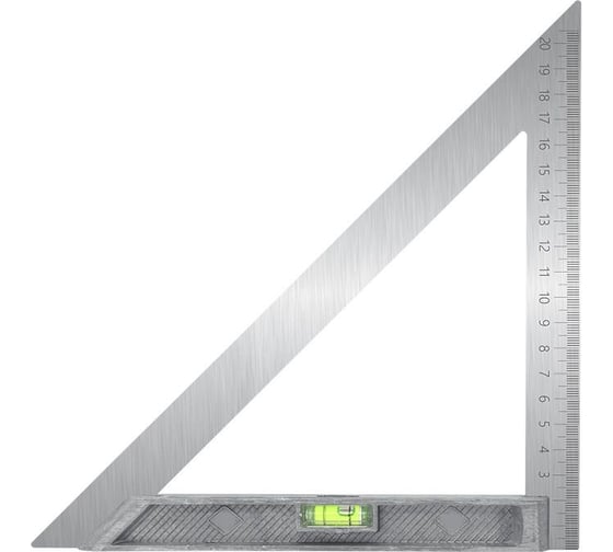 Изображение товара Угольник металлический с уровнем Vitatools 20 см ugolnik-20x20-sm ugolnik-20*20-sm