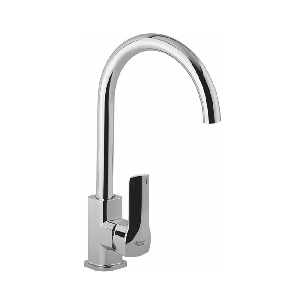 Изображение товара Смеситель для кухни Aquakratos 35 мм однорычажный хром с поворотным изливом