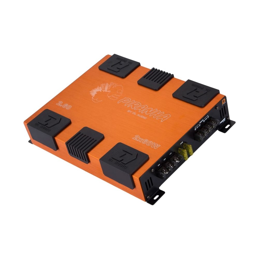 Изображение товара Piranha 2. 60 - автомобильный усилитель DL Audio, 2×100 Вт при 2 Ом, 12 В