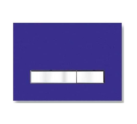 Изображение товара Стеклянная клавиша смыва Lavinia Boho RelFix фиолетовый, c антибактериальным покрытием 3805005V