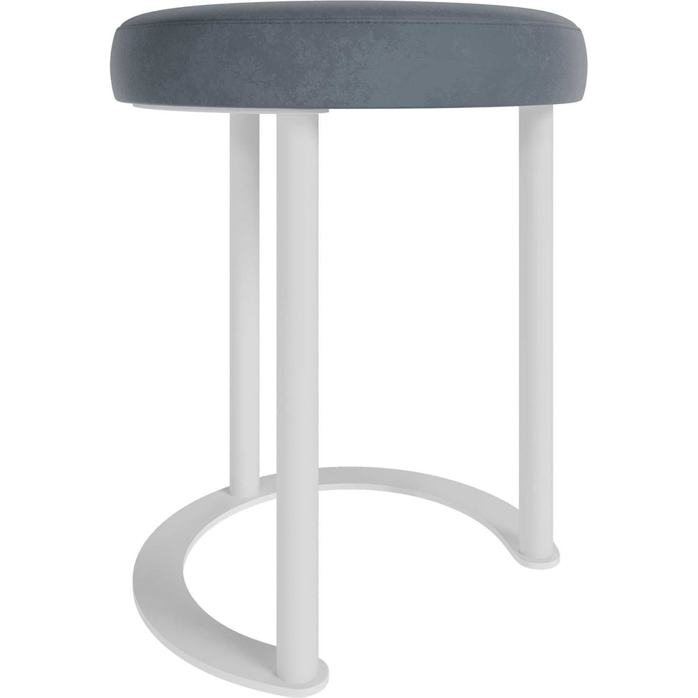 Изображение товара Серый пуф с металлическим каркасом GENGLASS HORSIX GGS-01-3-4