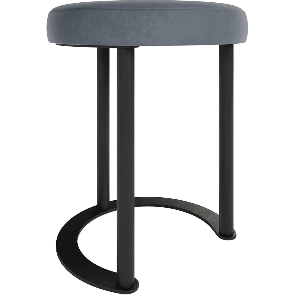 Изображение товара Пуф серый с металлическим каркасом GENGLASS HORSIX GGS-01-2-4