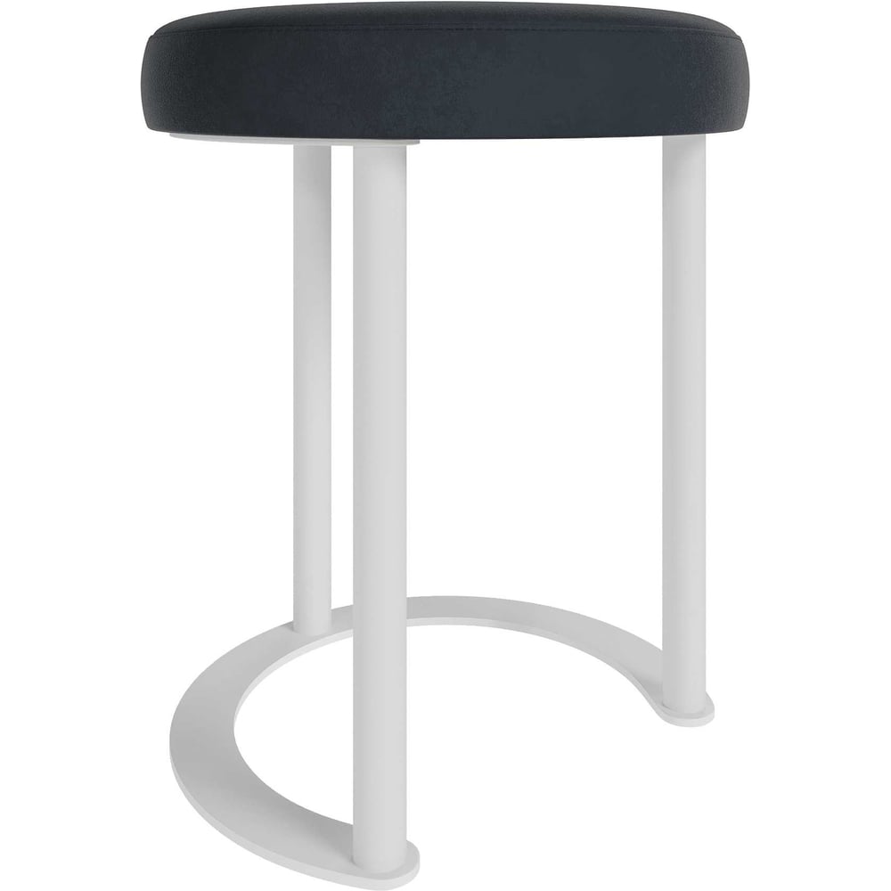 Изображение товара Пуф черный с металлическим каркасом GENGLASS HORSIX GGS-01-3-2