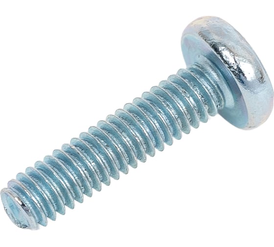 Изображение товара Винт с полусферической головкой МЕТАЛЛСЕРВИС M4x16 DIN 7985 оцинкованный, 400 шт. МС 1266792