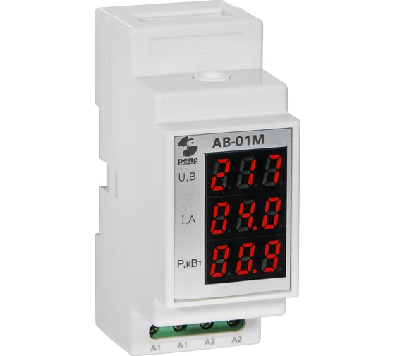 Изображение товара Ампервольтметр-индикатор Реле и Автоматика АВ-01М A8223-80108455