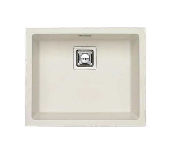 Изображение товара Мойка ALVEUS QUADRIx 50 GRANITAL+ ARCTIC-G11M 560x460x200 с сифоном 1133398 1128394