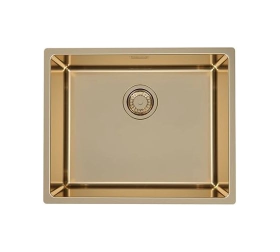 Изображение товара Мойка ALVEUS KOMBINO 50 MONARCH BRONZE SAT-90 542x442x195 U в комплекте с выпуском, без сифона 1122674