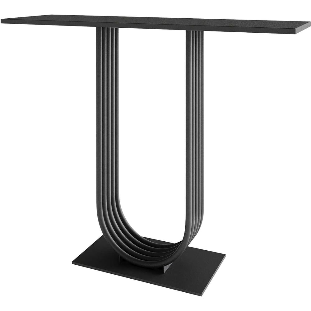 Изображение товара Консольный стол GENGLASS ARFEO GGK-02-2-2-100 современный дизайн металлическое подстолье