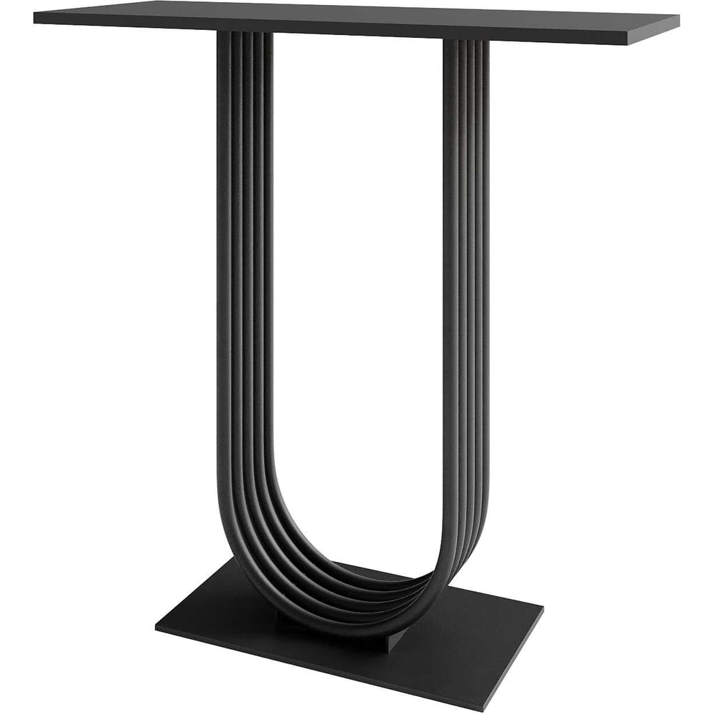Изображение товара Стол консольный GENGLASS ARFEO GGK-02-2-2-80 современный стиль с металлом