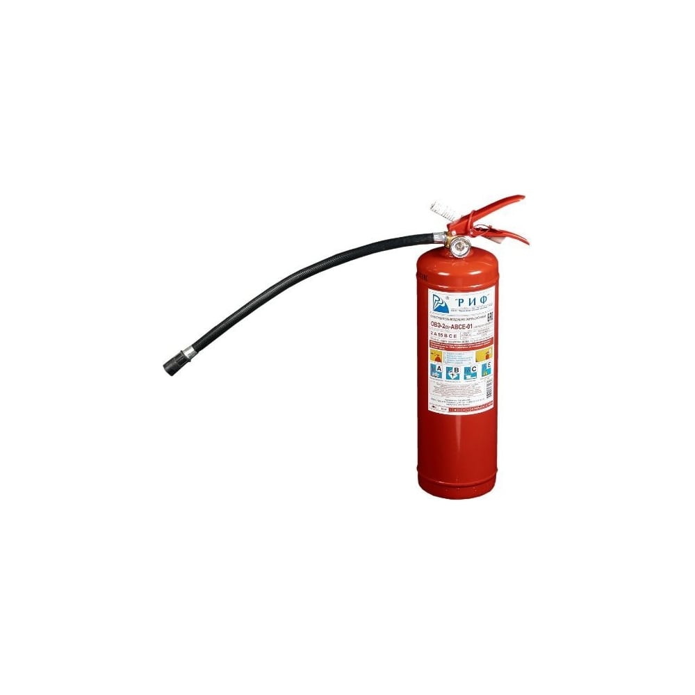 Изображение товара Огнетушитель РИФ ОВЭ-2 (3) АВСЕ-01 морозостойкий