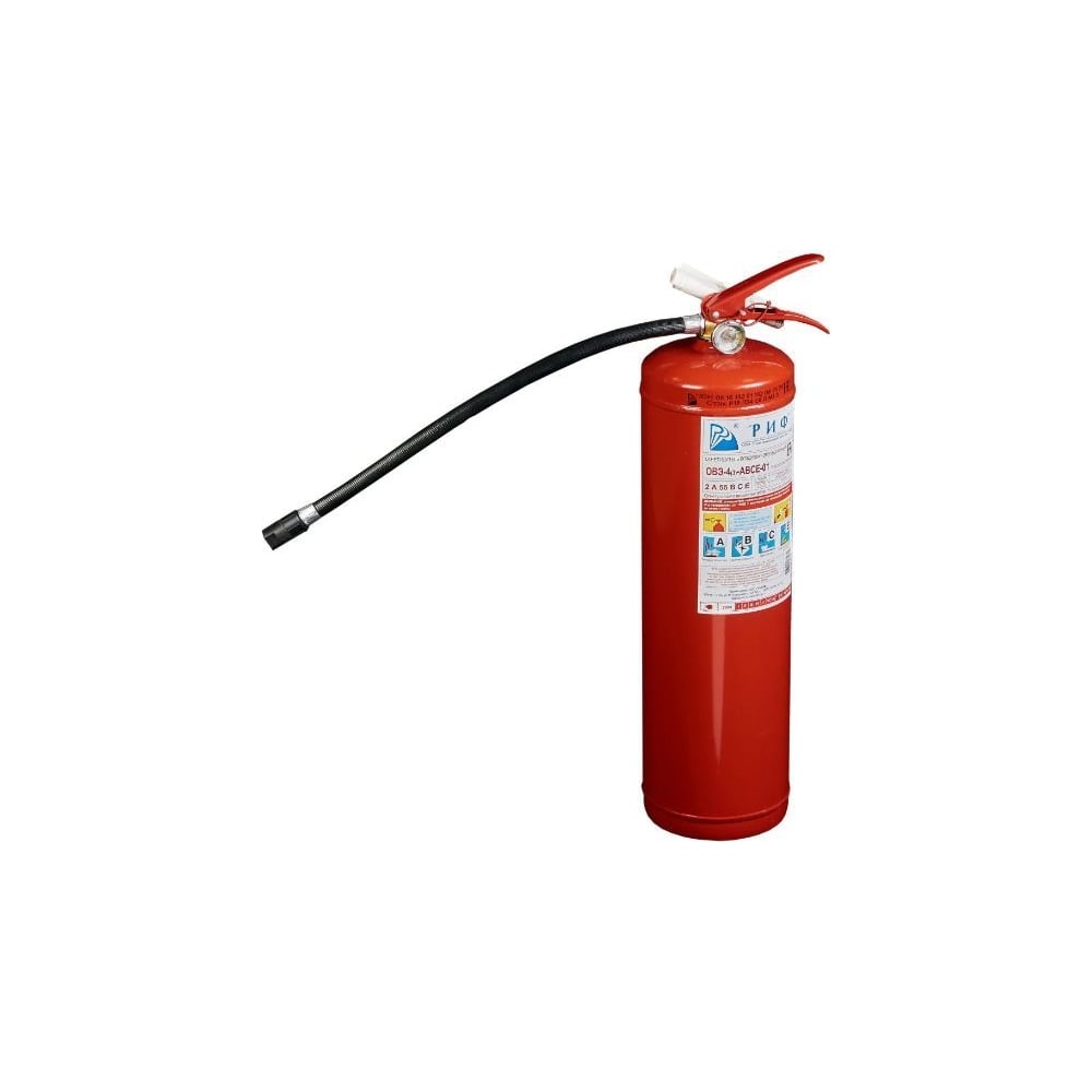 Изображение товара Огнетушитель Торговый дом РИФ ОВЭ-4 (3) АВСЕ-01 морозостойкий