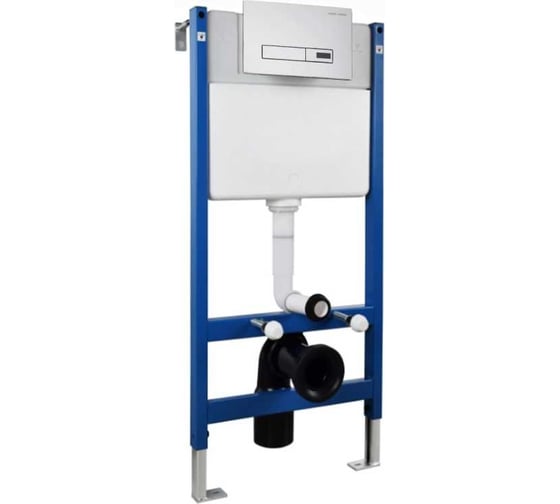 Изображение товара Инсталляция для унитаза Rvc Aqua Toria КОСМОС, кнопка/сенсор белая пластик 16507