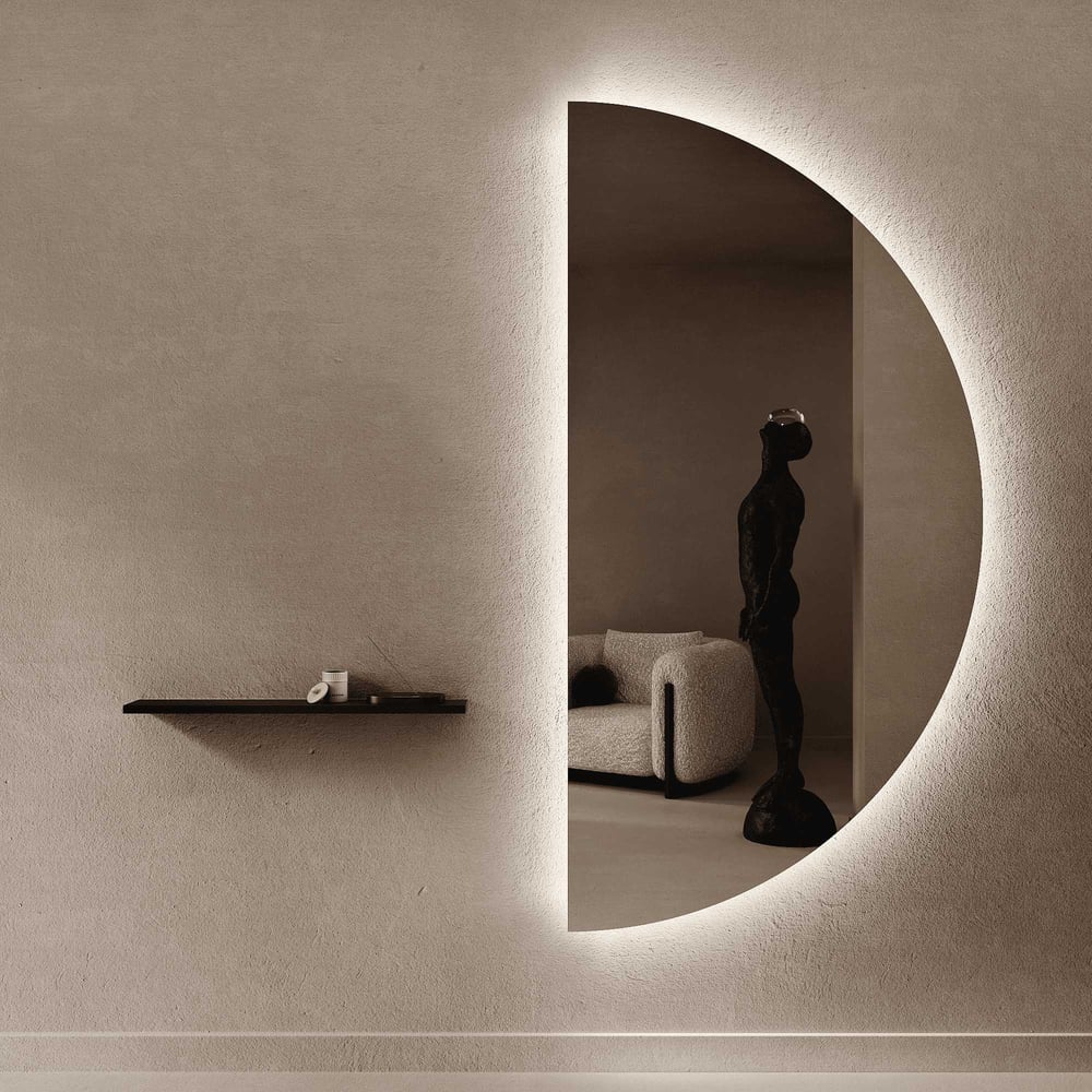 Изображение товара Большое арочное зеркало с подсветкой GENGLASS RONTUS NF LED XL GGL-07-XL-4000-1