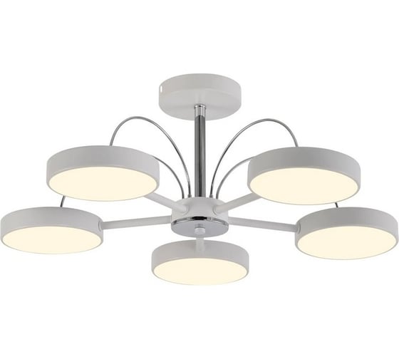 Изображение товара Светильник потолочный светодиодный Moderli Scandi белый, хром V10969-CL