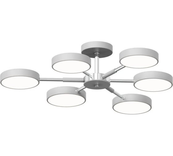 Изображение товара Светильник потолочный светодиодный Moderli Scandi серый, хром V10963-CL