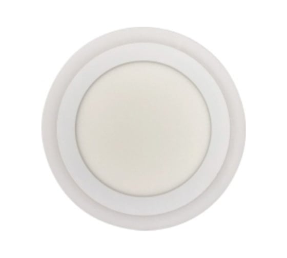 Изображение товара Светильник светодиодный накладной Elvan 500RD-18/6-Wh белый 500-RD-18+6 White