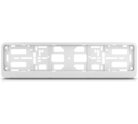 Изображение товара Рамка под номерной знак AVS двусоставная, белая, RN-17 A07728S