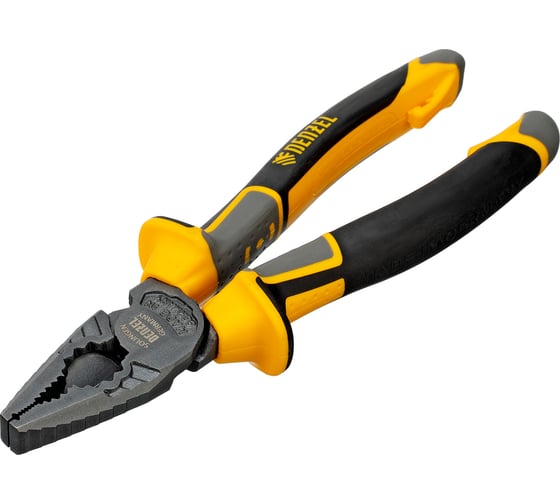 Изображение товара Плоскогубцы комбинированные Denzel 180 мм, трехкомпонентные рукоятки 17081