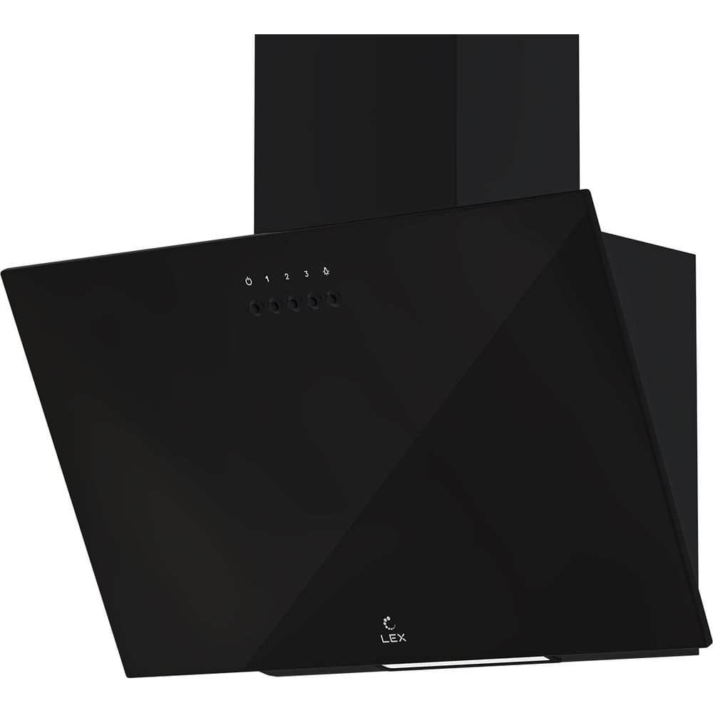 Изображение товара Вытяжка кухонная LEX Moza 500 Black с периметральным всасыванием и режимом рециркуляции