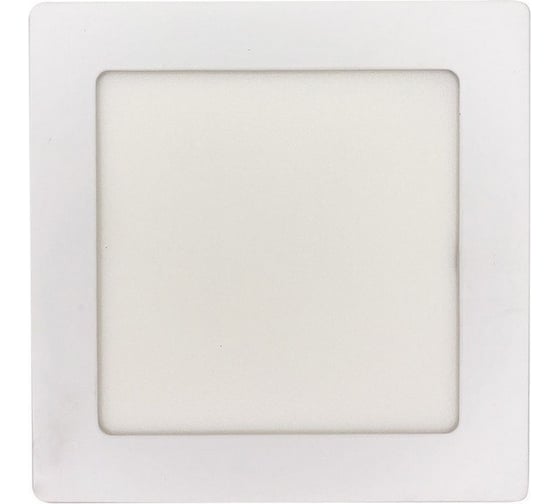 Изображение товара Светильник светодиодный накладной Elvan 702SQ-12W-3000K-Wh квадратный белый NLS-702SQ-12W-WW-Wh