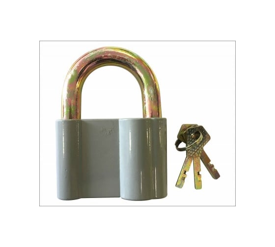 Изображение товара Навесной замок ON 80 мм, алюминиевый сплав 22-02-080