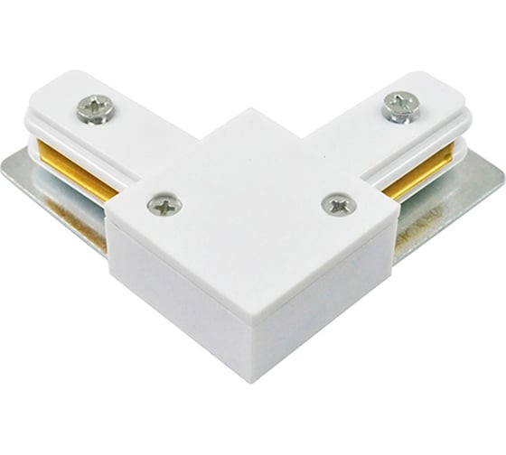 Изображение товара Коннектор Elvan угловой, белый, для направляющих Kon I-WH-1Line
