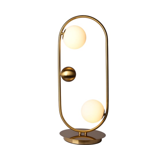 Изображение товара Настольная лампа Elvan 3055-2хG9-BaMl латунь LA-3055/2-G9-BaMl