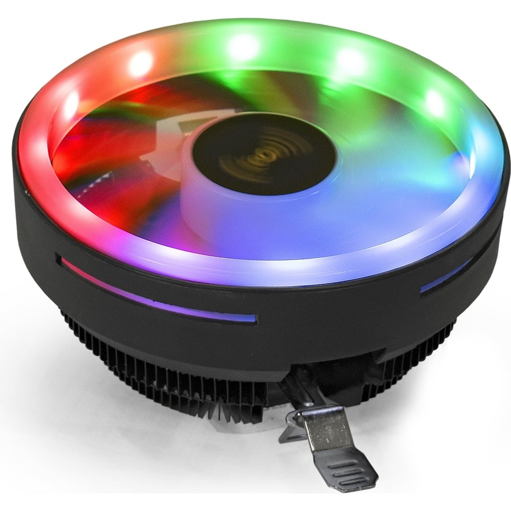 Изображение товара Кулер для процессора ExeGate DarkMagic EE126R PWM RGBAl черный вентилятор