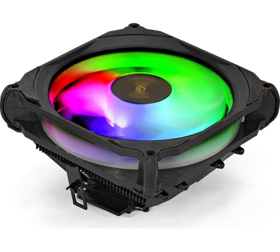 Изображение товара Кулер ExeGate DarkMagic EE400XL-PWM.RGBAl+Cu, черное покрытие, 4 тепловые трубки, LGA775/1150/1151/1155/1156/1200/1700/AM2/AM2+/AM3/AM3+/AM4/AM5/FM1/FM2754939940, TDP125W, Fan120mm, PWM, 900-2 286158